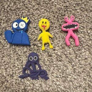 Rainbow Friends shoe charms